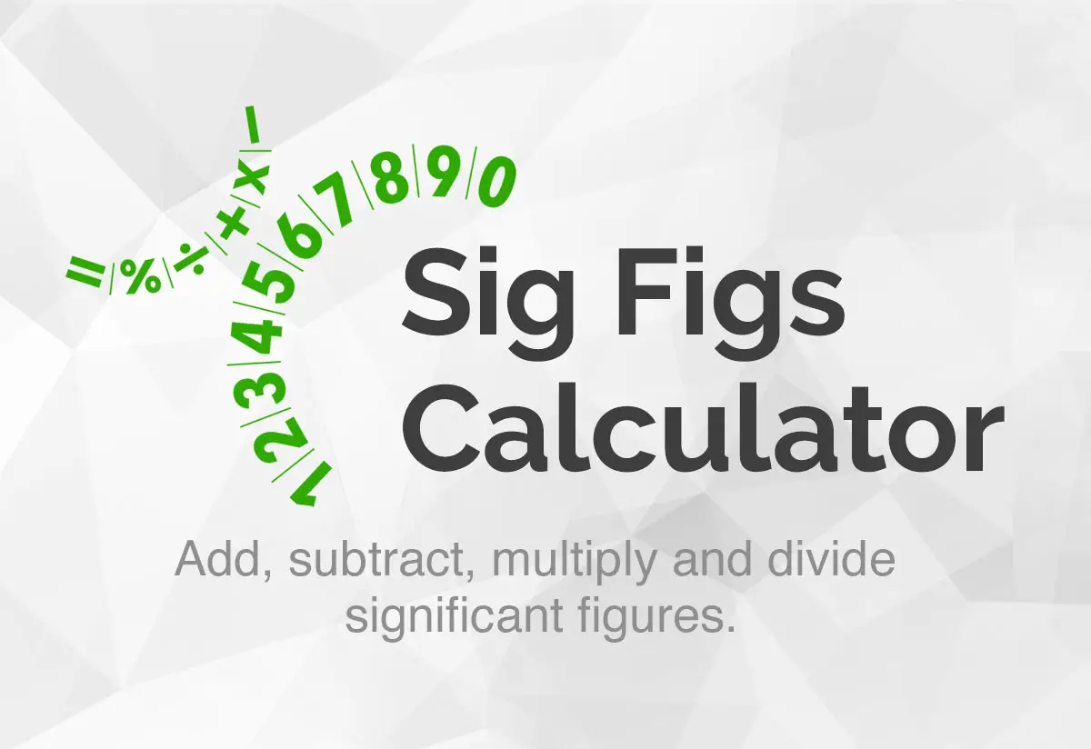 Significant Figures Calculator and Counter